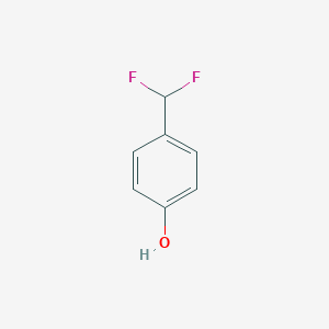 molecular formula C7H6F2O B151589 4-(Difluoromethyl)phenol CAS No. 403648-76-0