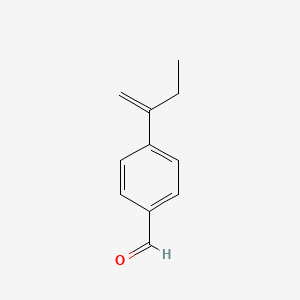 molecular formula C11H12O B15159493 4-(But-1-en-2-yl)benzaldehyde CAS No. 682748-19-2