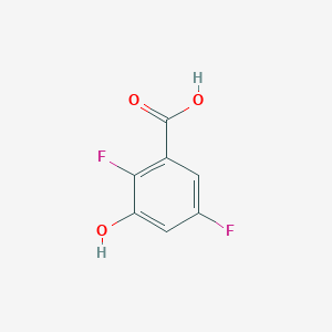 molecular formula C7H4F2O3 B15159595 2,5-Difluoro-3-hydroxybenzoic acid 