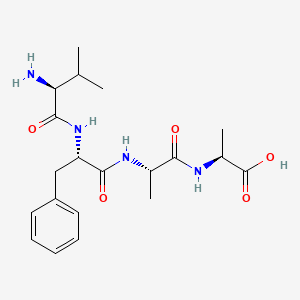 molecular formula C20H30N4O5 B15159745 L-Valyl-L-phenylalanyl-L-alanyl-L-alanine CAS No. 798541-31-8