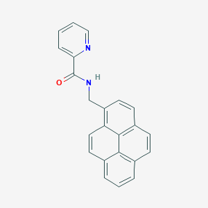 molecular formula C23H16N2O B15159786 N-[(Pyren-1-YL)methyl]pyridine-2-carboxamide CAS No. 680198-52-1