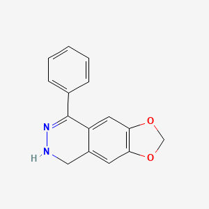 molecular formula C15H12N2O2 B15159841 8-Phenyl-5,6-dihydro-2H-[1,3]dioxolo[4,5-g]phthalazine CAS No. 656833-91-9