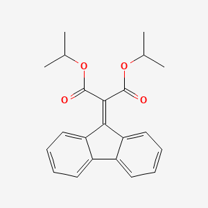molecular formula C22H22O4 B15159902 Dipropan-2-yl (9H-fluoren-9-ylidene)propanedioate CAS No. 674302-74-0