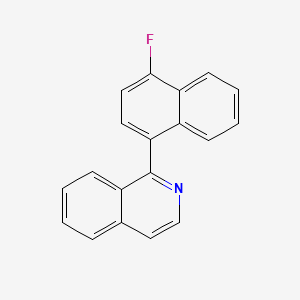 molecular formula C19H12FN B15160006 1-(4-Fluoronaphthalen-1-yl)isoquinoline 