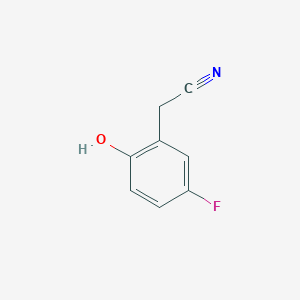 molecular formula C8H6FNO B15160028 (5-Fluoro-2-hydroxyphenyl)acetonitrile CAS No. 709025-81-0