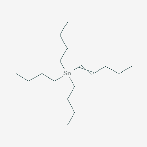 molecular formula C18H36Sn B15160160 Tributyl(4-methylpenta-1,4-dien-1-YL)stannane CAS No. 794517-29-6