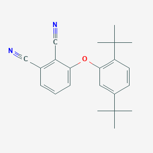 molecular formula C22H24N2O B15160241 3-(2,5-Di-tert-butylphenoxy)benzene-1,2-dicarbonitrile CAS No. 652538-69-7