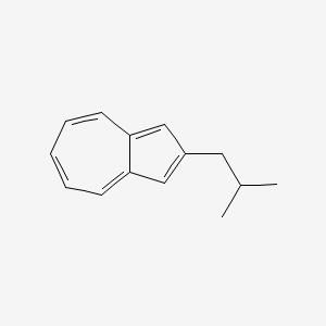 molecular formula C14H16 B15160360 2-(2-Methylpropyl)azulene CAS No. 819884-05-4