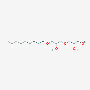 molecular formula C16H34O5 B15160364 3-{2-Hydroxy-3-[(8-methylnonyl)oxy]propoxy}propane-1,2-diol CAS No. 654649-41-9