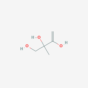 molecular formula C5H10O3 B15160522 2-Methylbut-3-ene-1,2,3-triol CAS No. 862366-90-3