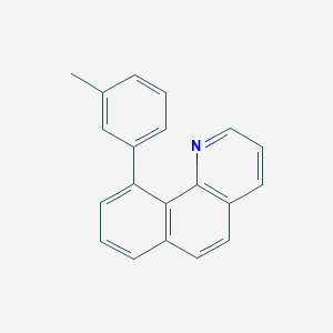 molecular formula C20H15N B15160706 10-(m-Tolyl)benzo[h]quinoline 