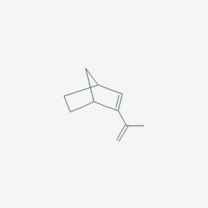 molecular formula C10H14 B15160769 Bicyclo[2.2.1]hept-2-ene, 2-(1-methylethenyl)- CAS No. 679422-36-7