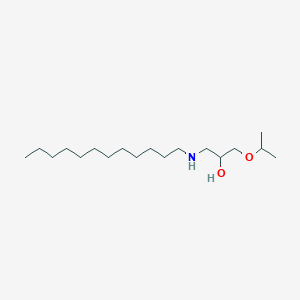 molecular formula C18H39NO2 B15160820 1-(Dodecylamino)-3-[(propan-2-yl)oxy]propan-2-ol CAS No. 141963-56-6