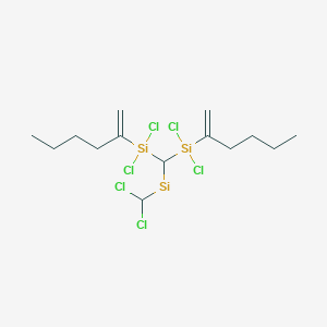 molecular formula C14H24Cl6Si3 B15160893 CID 78064316 