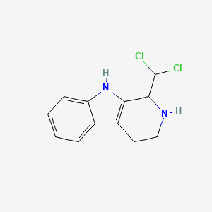 molecular formula C12H12Cl2N2 B15161046 1-(Dichloromethyl)-2,3,4,9-tetrahydro-1H-beta-carboline CAS No. 748110-64-7
