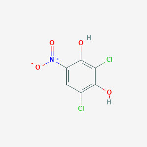 molecular formula C6H3Cl2NO4 B15161048 2,4-Dichloro-6-nitrobenzene-1,3-diol CAS No. 693782-43-3