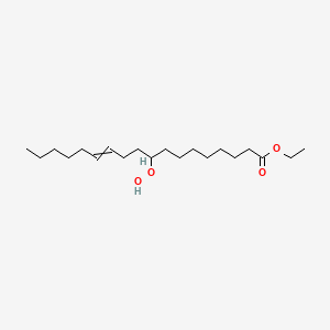 molecular formula C20H38O4 B15161267 Ethyl 9-hydroperoxyoctadec-12-enoate CAS No. 683273-91-8