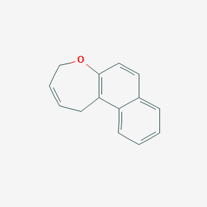 molecular formula C14H12O B15161281 Naphth[2,1-b]oxepin, 1,4-dihydro- CAS No. 675820-57-2