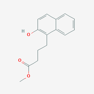 molecular formula C15H16O3 B15161284 Methyl 4-(2-hydroxynaphthalen-1-YL)butanoate CAS No. 676269-64-0