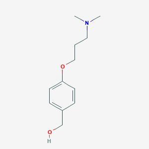 molecular formula C12H19NO2 B151614 (4-(3-(Dimethylamino)propoxy)phenyl)methanol CAS No. 426831-08-5