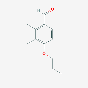 molecular formula C12H16O2 B15161406 2,3-Dimethyl-4-propoxybenzaldehyde CAS No. 820236-89-3