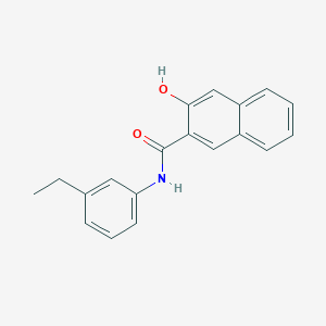 molecular formula C19H17NO2 B15161461 N-(3-Ethylphenyl)-3-hydroxynaphthalene-2-carboxamide CAS No. 666736-38-5