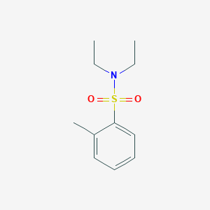 molecular formula C11H17NO2S B15161467 N,N-Diethyl-2-methylbenzenesulfonamide CAS No. 142450-29-1