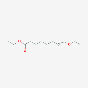 molecular formula C12H22O3 B15161483 Ethyl 8-ethoxyoct-7-enoate CAS No. 654068-25-4