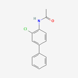 molecular formula C14H12ClNO B15161535 N-(2-chloro-4-phenylphenyl)acetamide CAS No. 146474-28-4
