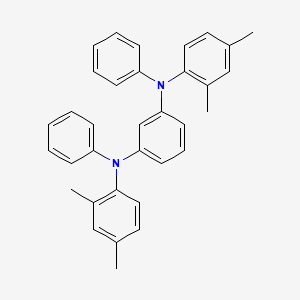 molecular formula C34H32N2 B15161584 N~1~,N~3~-Bis(2,4-dimethylphenyl)-N~1~,N~3~-diphenylbenzene-1,3-diamine CAS No. 862108-73-4