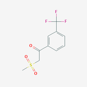 2-(Methylsulfonyl)-1-(3-(trifluoromethyl)phenyl)ethanone