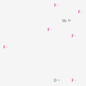 molecular formula F6HSb B1516171 Antimonate(1-), hexafluoro-, hydrogen-d, (OC-6-11)- CAS No. 54764-32-8