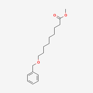 molecular formula C17H26O3 B15161992 Methyl 9-(benzyloxy)nonanoate CAS No. 143064-47-5