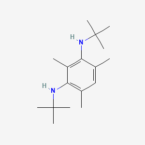molecular formula C17H30N2 B15162012 N~1~,N~3~-Di-tert-butyl-2,4,6-trimethylbenzene-1,3-diamine CAS No. 142448-82-6