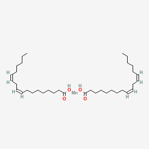 molecular formula C36H62MnO4 B1516210 Manganese;(9Z,12Z)-octadeca-9,12-dienoic acid CAS No. 6904-78-5