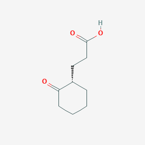 molecular formula C9H14O3 B15162258 3-[(1S)-2-oxocyclohexyl]propanoic acid CAS No. 175417-96-6