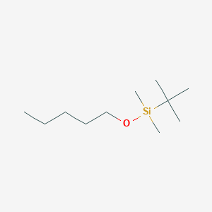 molecular formula C11H26OSi B15162365 1-Pentanol, DMTBS CAS No. 144363-01-9
