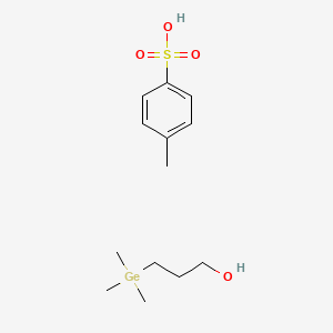 molecular formula C13H24GeO4S B15162375 4-Methylbenzene-1-sulfonic acid--3-(trimethylgermyl)propan-1-ol (1/1) CAS No. 827032-60-0