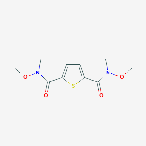 molecular formula C10H14N2O4S B15162523 N~2~,N~5~-Dimethoxy-N~2~,N~5~-dimethylthiophene-2,5-dicarboxamide CAS No. 821797-87-9