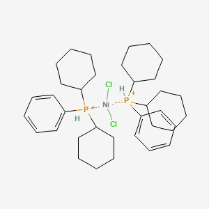 molecular formula C36H56Cl2NiP2+2 B1516261 dichloronickel;bis(dicyclohexyl(phenyl)phosphanium) CAS No. 19232-03-2