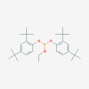 molecular formula C30H47O3P B15162733 Bis(2,4-di-tert-butylphenyl) ethyl phosphite CAS No. 145130-78-5