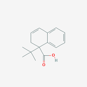 molecular formula C15H18O2 B15162786 1-tert-Butyl-1,2-dihydronaphthalene-1-carboxylic acid CAS No. 192528-12-4
