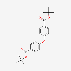 molecular formula C22H26O5 B15162798 Di-tert-butyl 4,4'-oxydibenzoate CAS No. 145531-13-1
