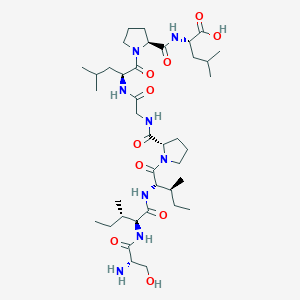molecular formula C39H68N8O10 B15162896 L-Seryl-L-isoleucyl-L-isoleucyl-L-prolylglycyl-L-leucyl-L-prolyl-L-leucine CAS No. 184576-66-7