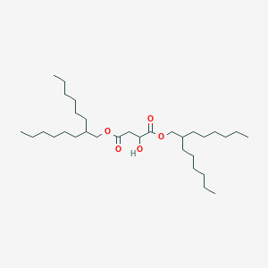 molecular formula C32H62O5 B15162984 Bis(2-hexyloctyl) 2-hydroxybutanedioate CAS No. 144282-53-1