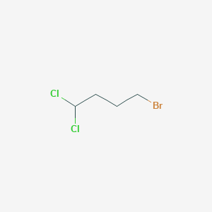 molecular formula C4H7BrCl2 B15162987 4-Bromo-1,1-dichlorobutane CAS No. 144873-00-7