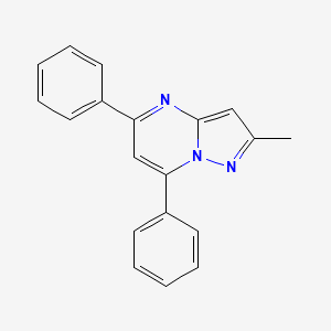 molecular formula C19H15N3 B15163031 2-Methyl-5,7-diphenylpyrazolo[1,5-a]pyrimidine CAS No. 151449-97-7
