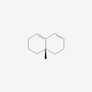 molecular formula C11H16 B15163085 Naphthalene, 1,2,3,7,8,8a-hexahydro-8a-methyl-, (S)- CAS No. 183244-54-4