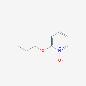 molecular formula C8H11NO2 B15163142 1-Oxo-2-propoxy-1lambda~5~-pyridine CAS No. 147044-38-0
