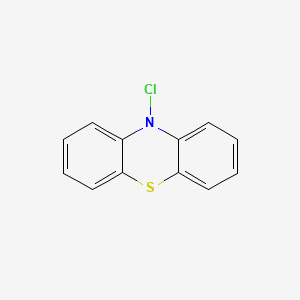 molecular formula C12H8ClNS B15163232 10-Chloro-10H-phenothiazine CAS No. 188658-86-8